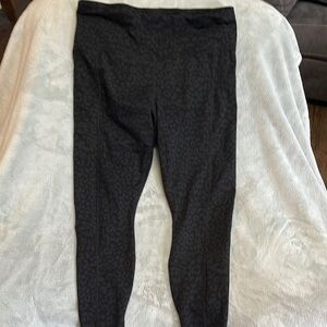 Yogalicious Black Leopard Print Leggings
